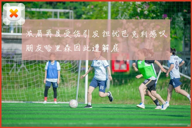 浓眉再度受伤引发担忧巴克利感叹朋友哈里森因此遭解雇