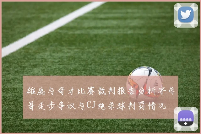 雄鹿与奇才比赛裁判报告分析字母哥走步争议与CJ绝杀球判罚情况