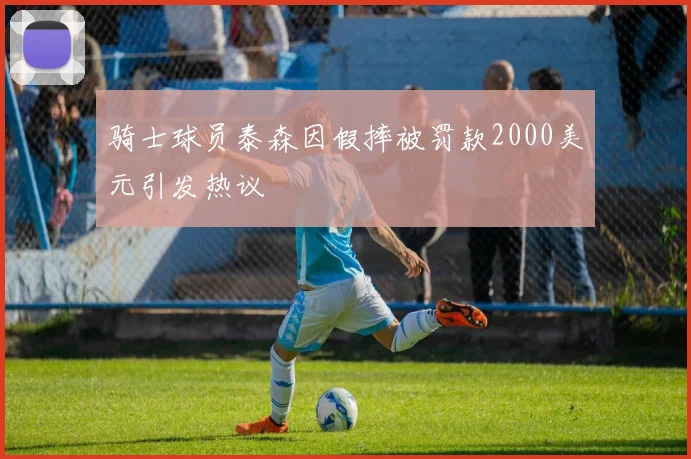 骑士球员泰森因假摔被罚款2000美元引发热议